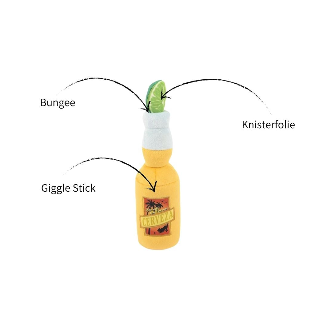 P.L.A.Y. Hundespielzeug Bier - nachhaltiges Hundespielzeug bei Fairtails