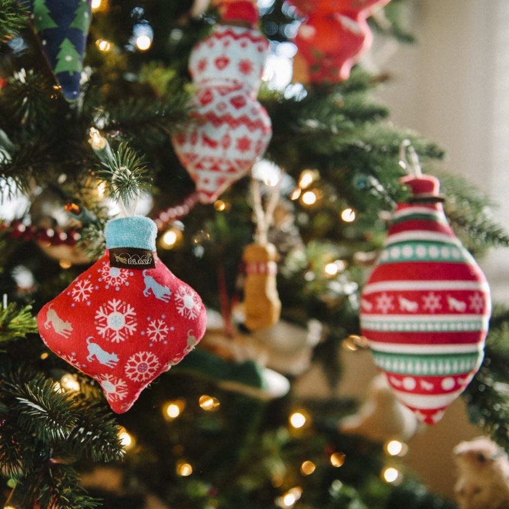 P.L.A.Y. Hundespielzeug Weihnachtsspielzeug Santas Little squeakers Hund bei Fairtails