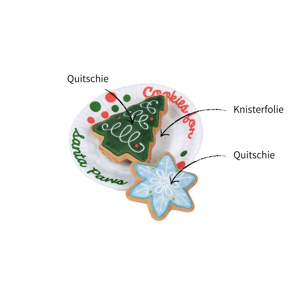 P.L.A.Y. Weihnachtsspielzeug Christmas Eve Cookies für Hunde bei Fairtails
