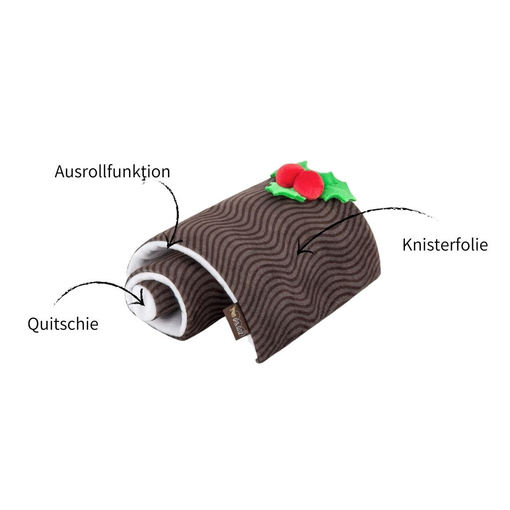 P.L.A.Y. Weihnachtsspielzeug für Hunde bei Fairtails Yule Log