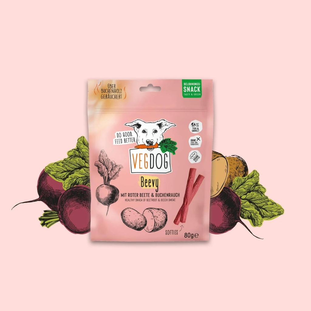 VEGDOG Beevys - vegane Hundeleckerli - vegane Hundesnacks - Fairtails