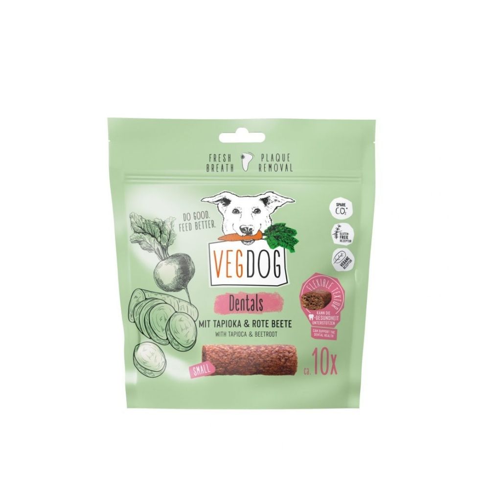 VEGDOG Dentals - vegane Kausnacks, vegane Hundesnacks, vegane Hundeleckerli bei Fairtails