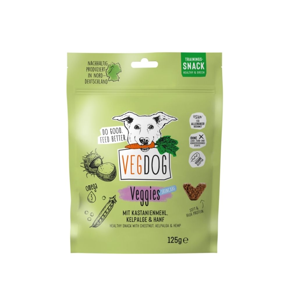 Vegdog Skincare - vegane Leckerli, vegane Hundesnacks bei Fairtails