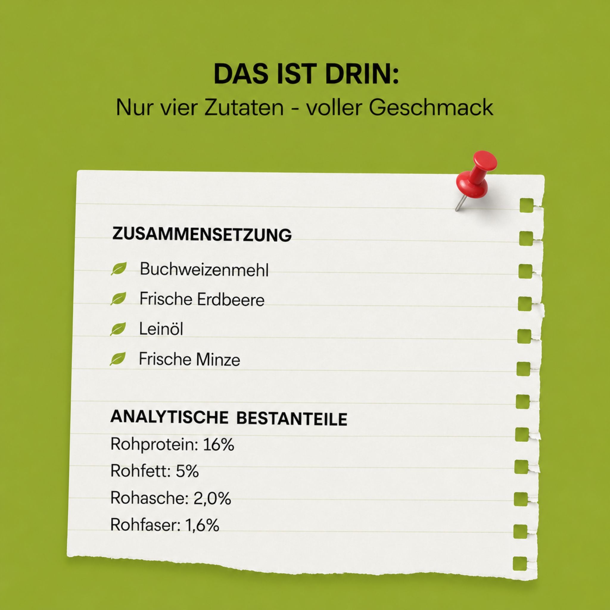 Fairtails vegane Hundekekse mit Erdbeere und Minze