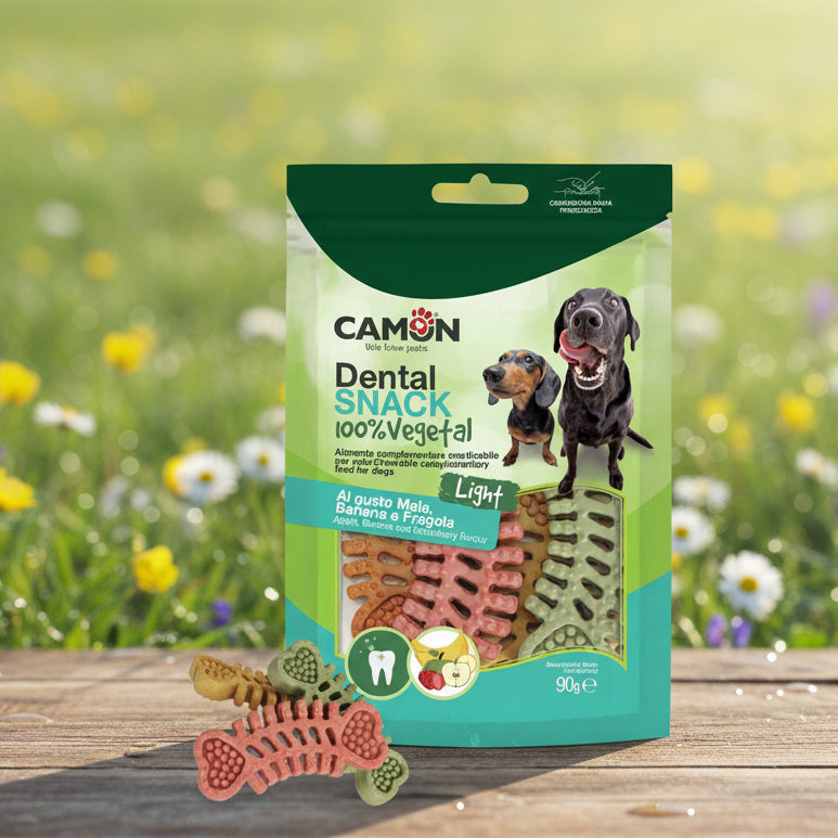 Camon Fischgräten - veganer Kausnack aus Früchten  bei Fairtails