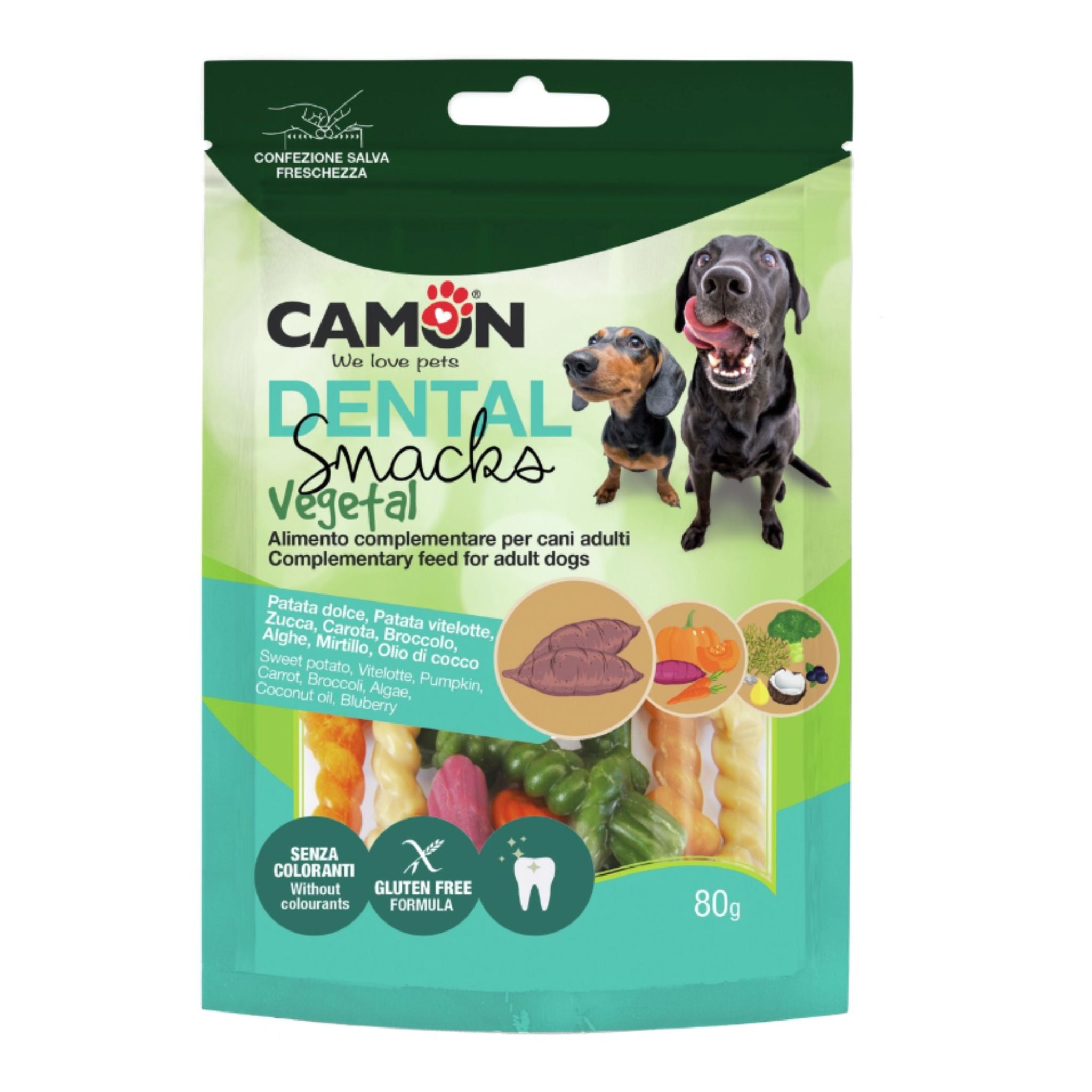 Camon Veggie Rope - vegane Kauartikel Hund bei Fairtails