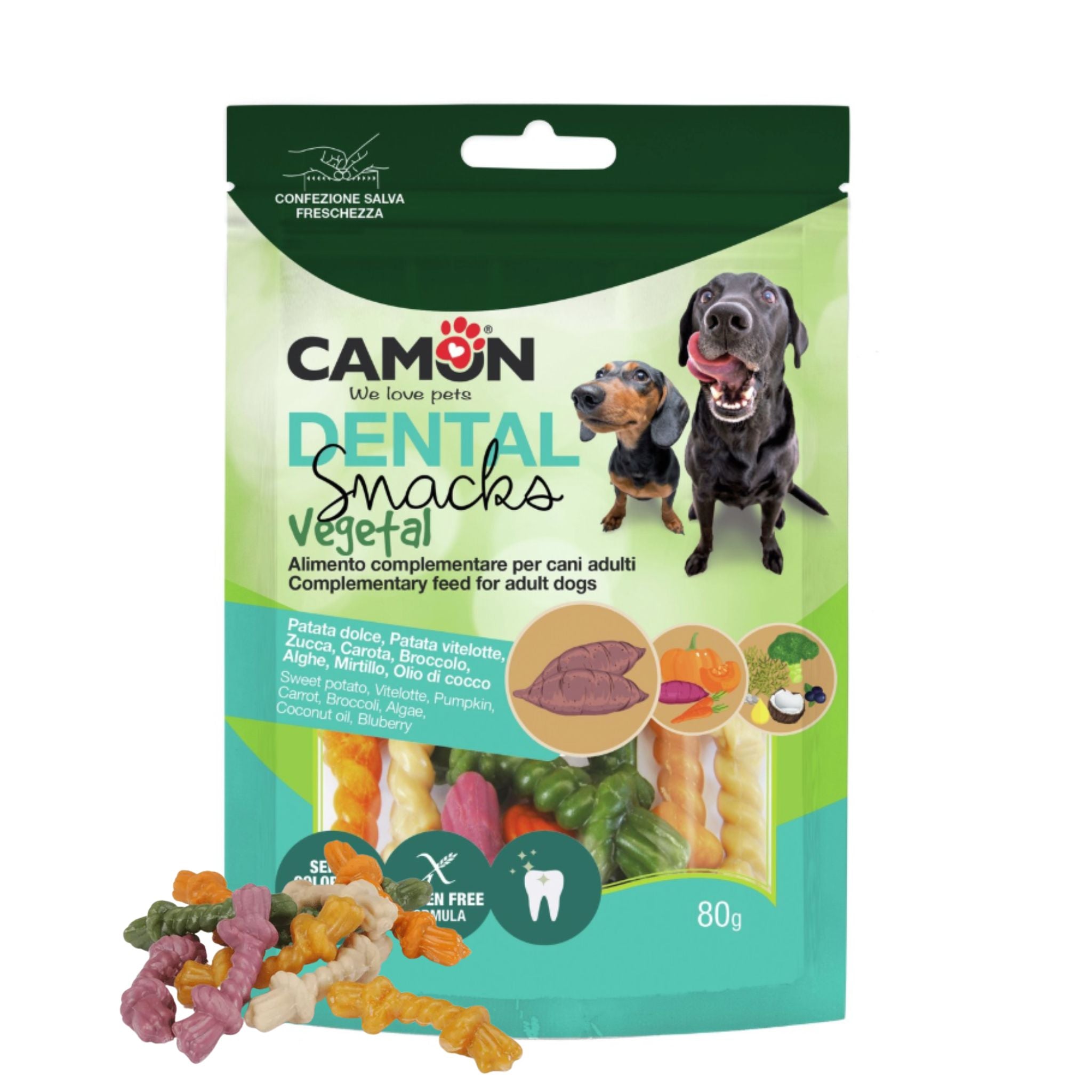 Camon Veggie Rope - vegane Kauartikel Hund bei Fairtails