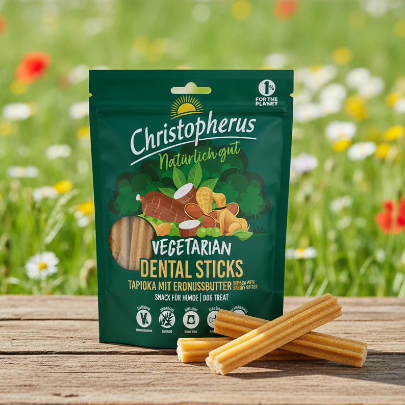 Christopherus Dental Stick veganer Hundestick bei Fairtails
