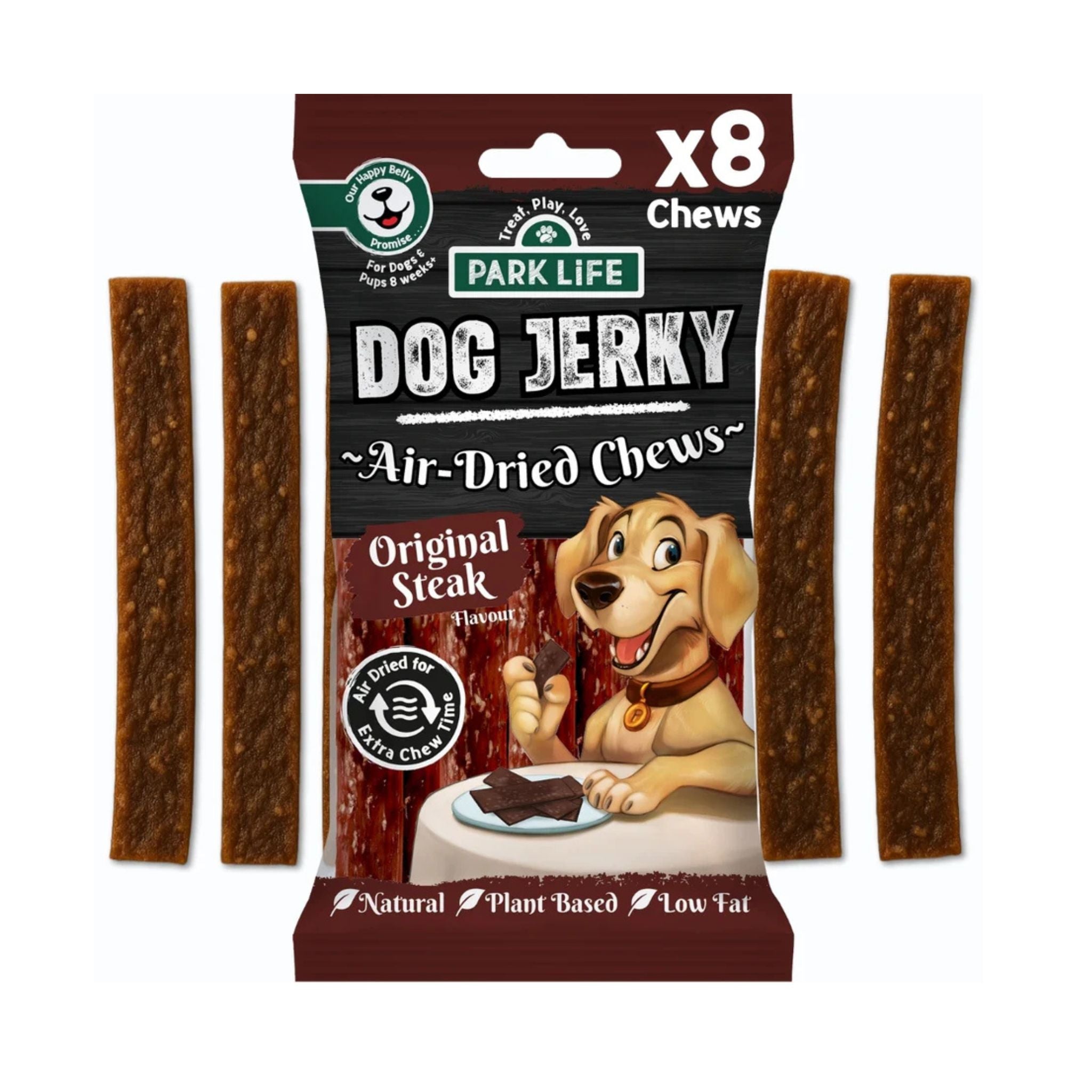 Park Life Dog Jerky  - vegane Hundeleckerli bei Fairtails
