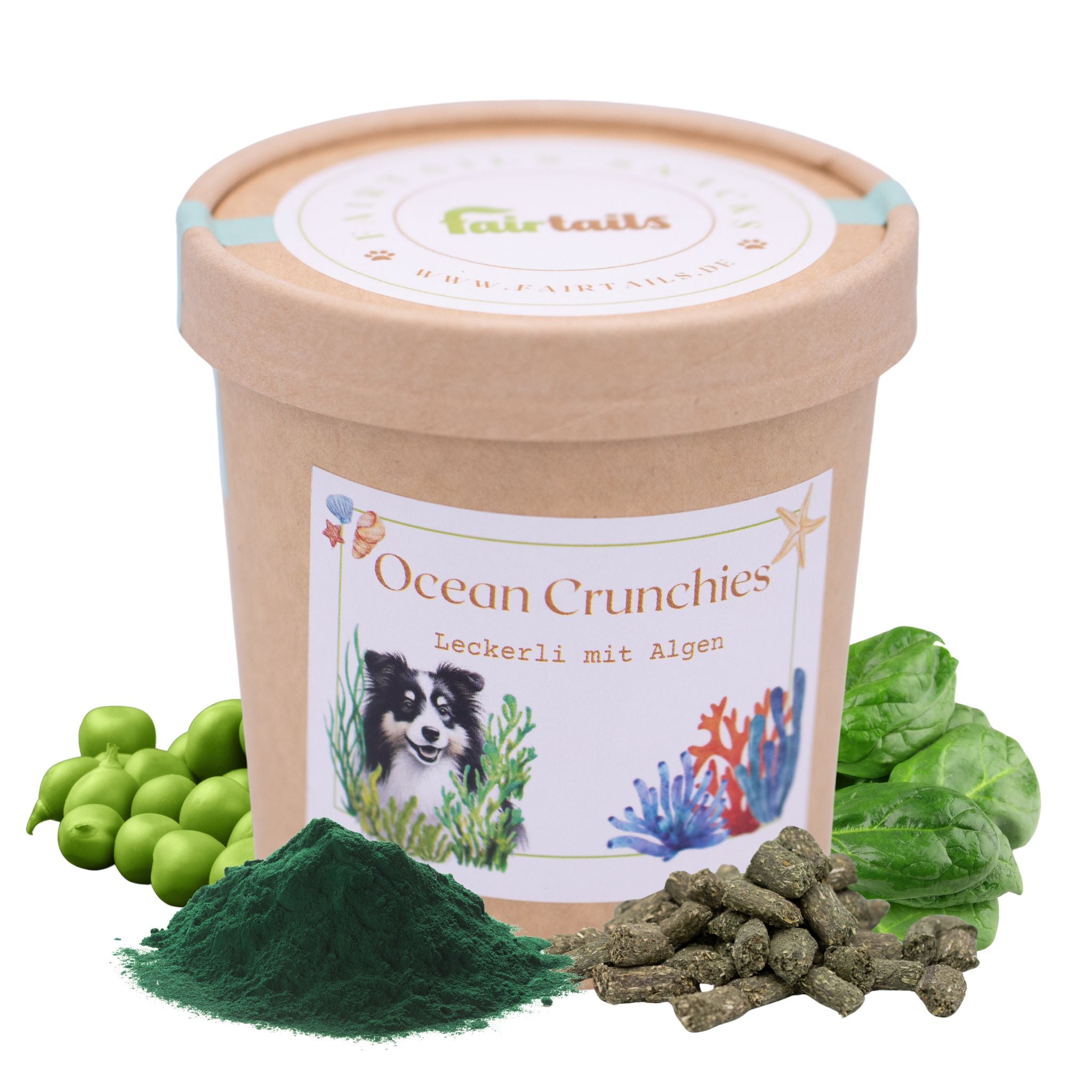 Fairtails Ocean Crunchies - vegane Hundeleckerli mit Algen