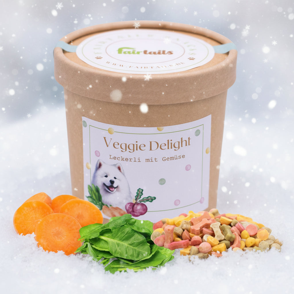 Vegane Hundeleckerli bei Fairtails mit Gemüse 
