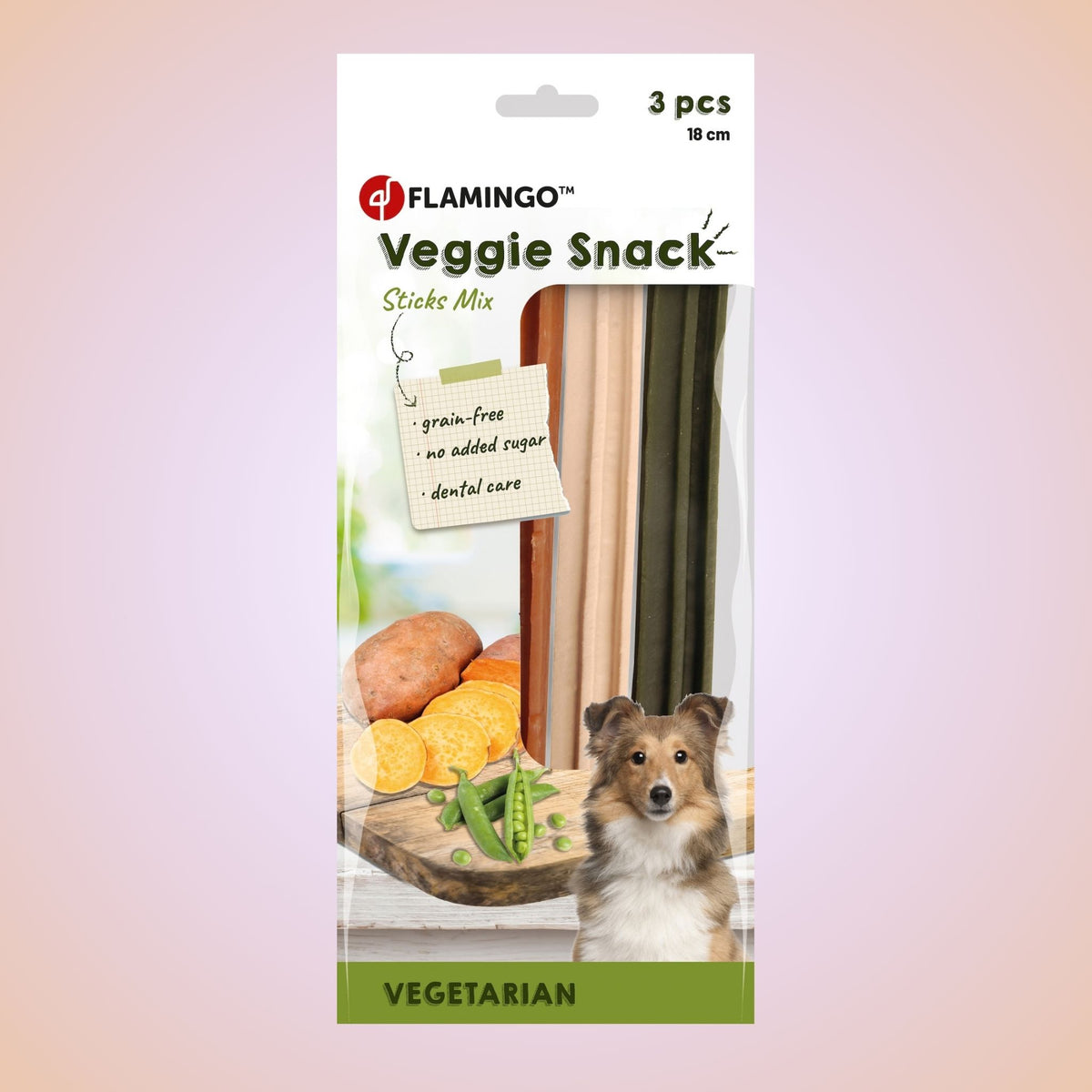 Flamingo Go Veggie - veganer Kaustick Hund bei Fairtails