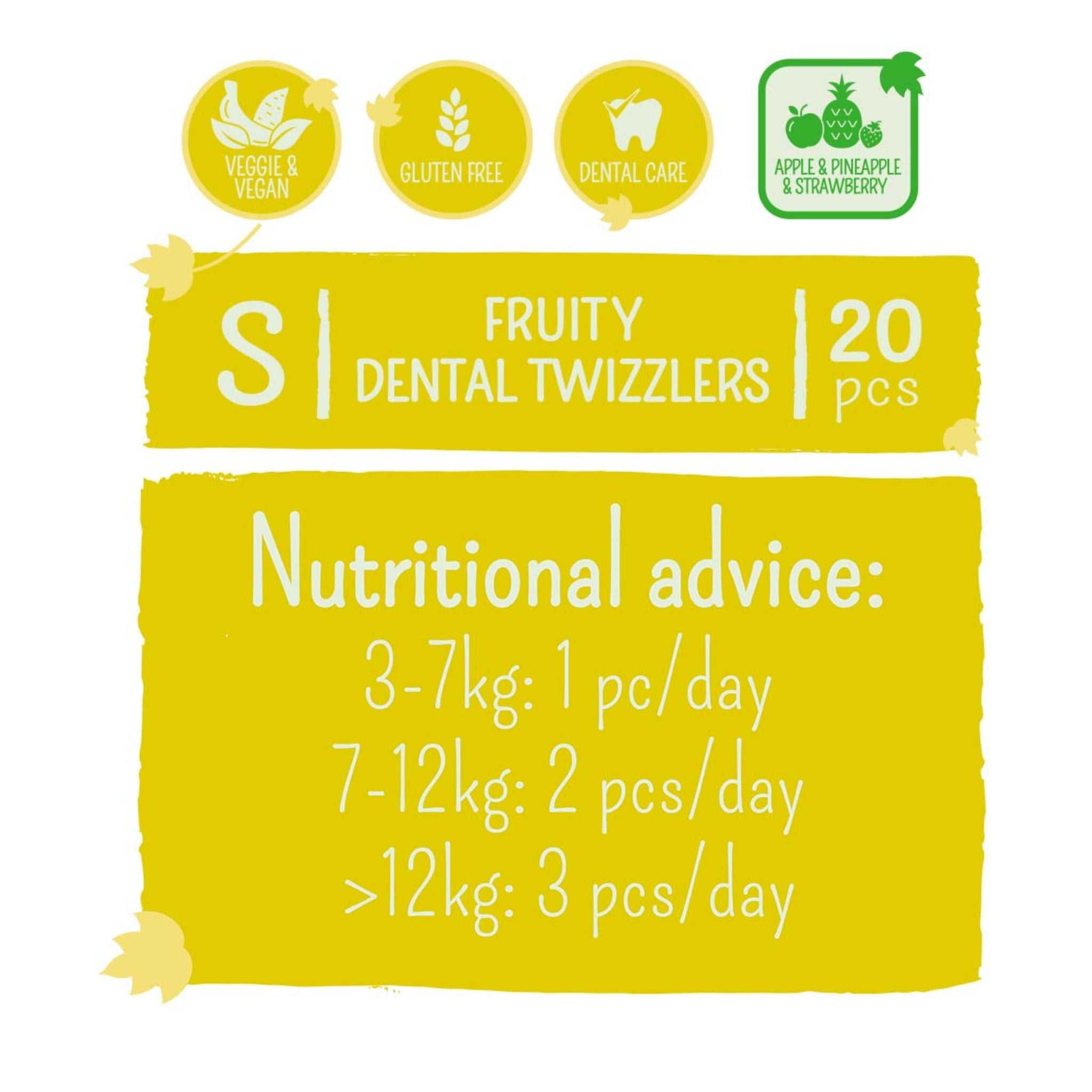 Garden Bites Fuity Twizzlers vegane Kausnacks Hund bei Fairtails