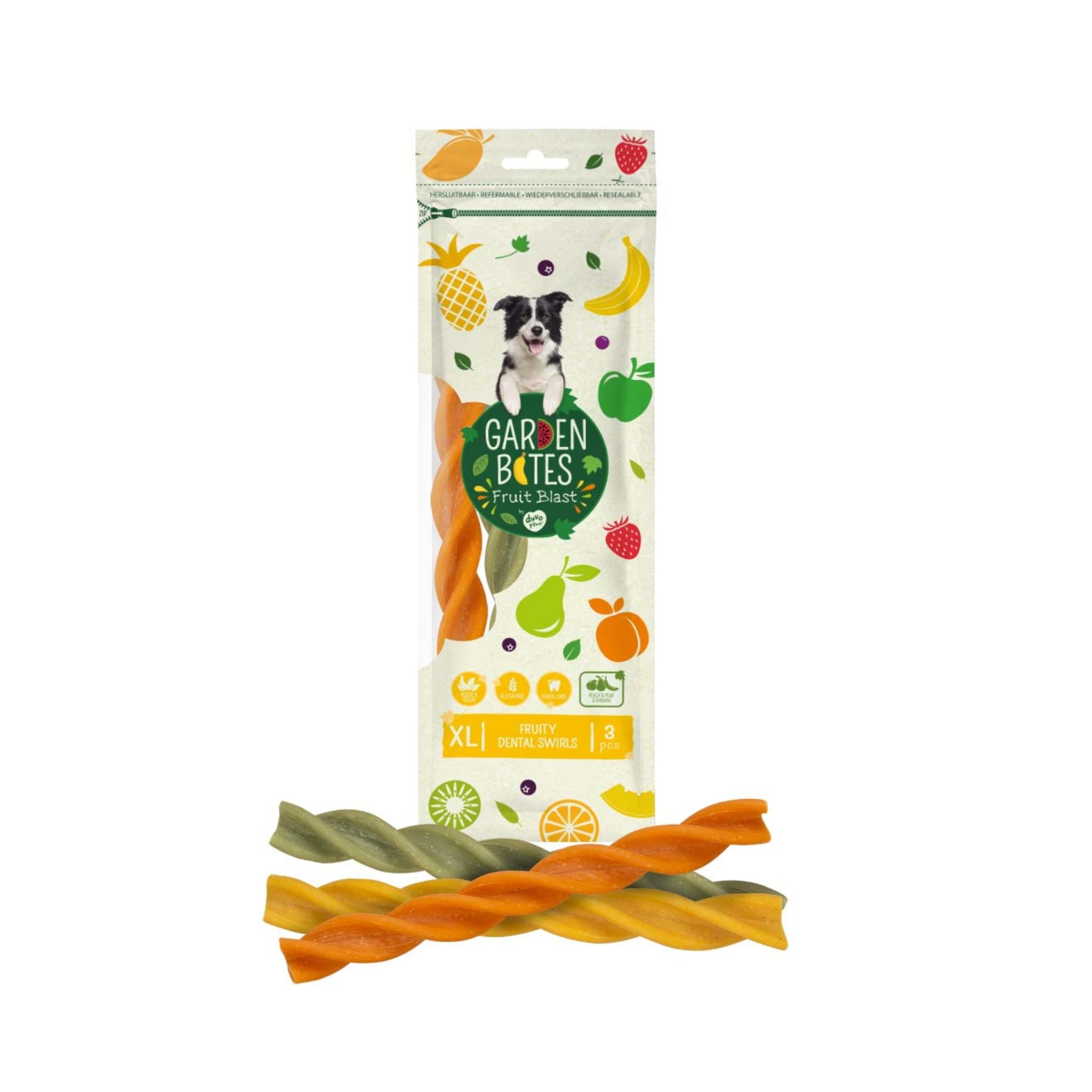 Garden Bites vegane Kauartikel Hund - Fruity Swirls | Fairtails