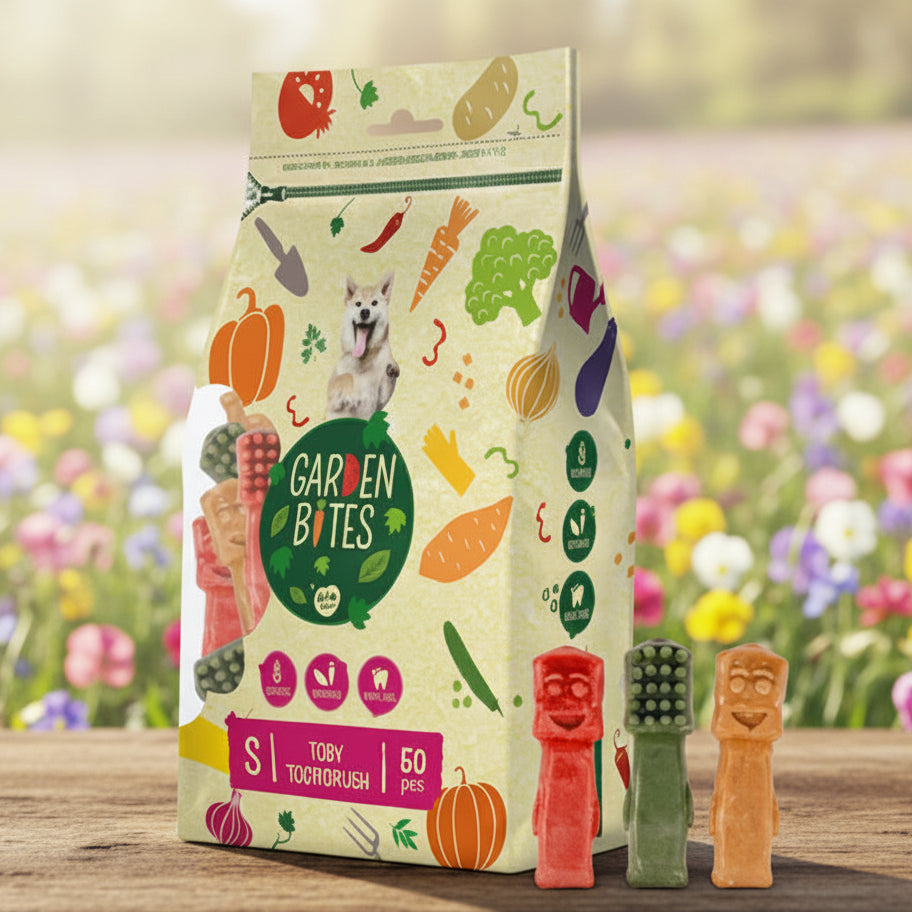 Garden Bites Toby vegane Kauartikel Hund bei Fairtails