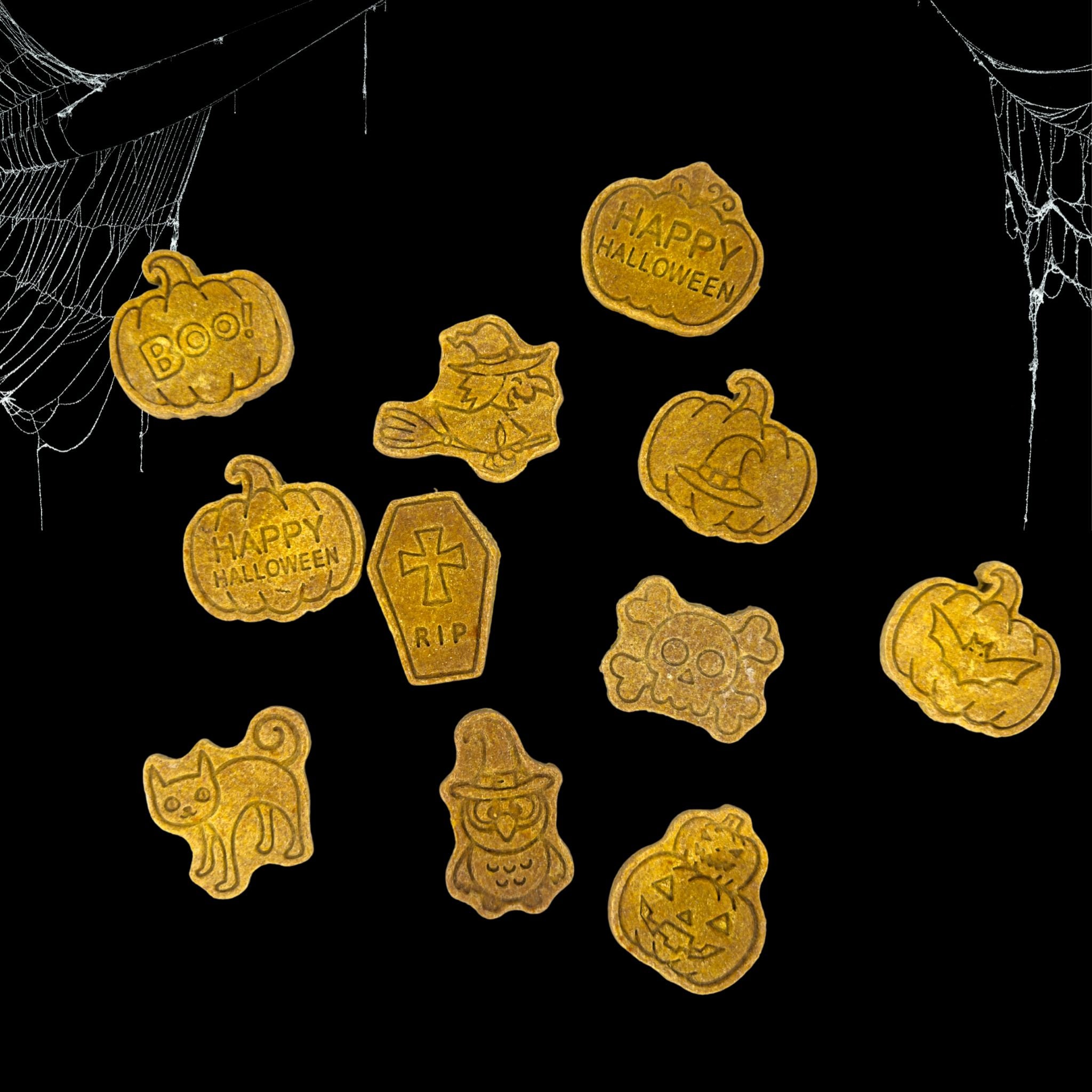Spooky Cookies - Halloween Kekse mit Kürbis