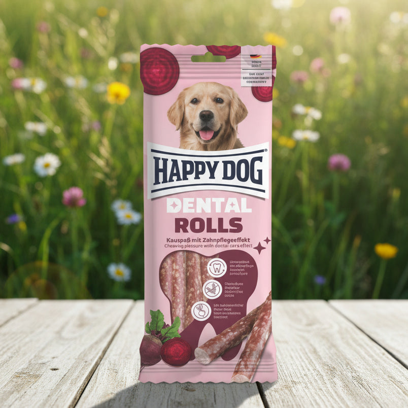 Happy Dog Rolls Large - vegetarische Kausnacks bei Fairtails