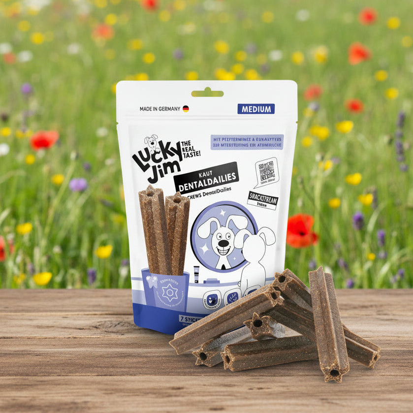 Lucky Jim Dental Dailies vegane Kauartikel bei Fairtails