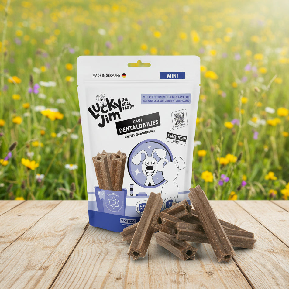 Lucky Jim Dental Dailies vegane Kauartikel bei Fairtails