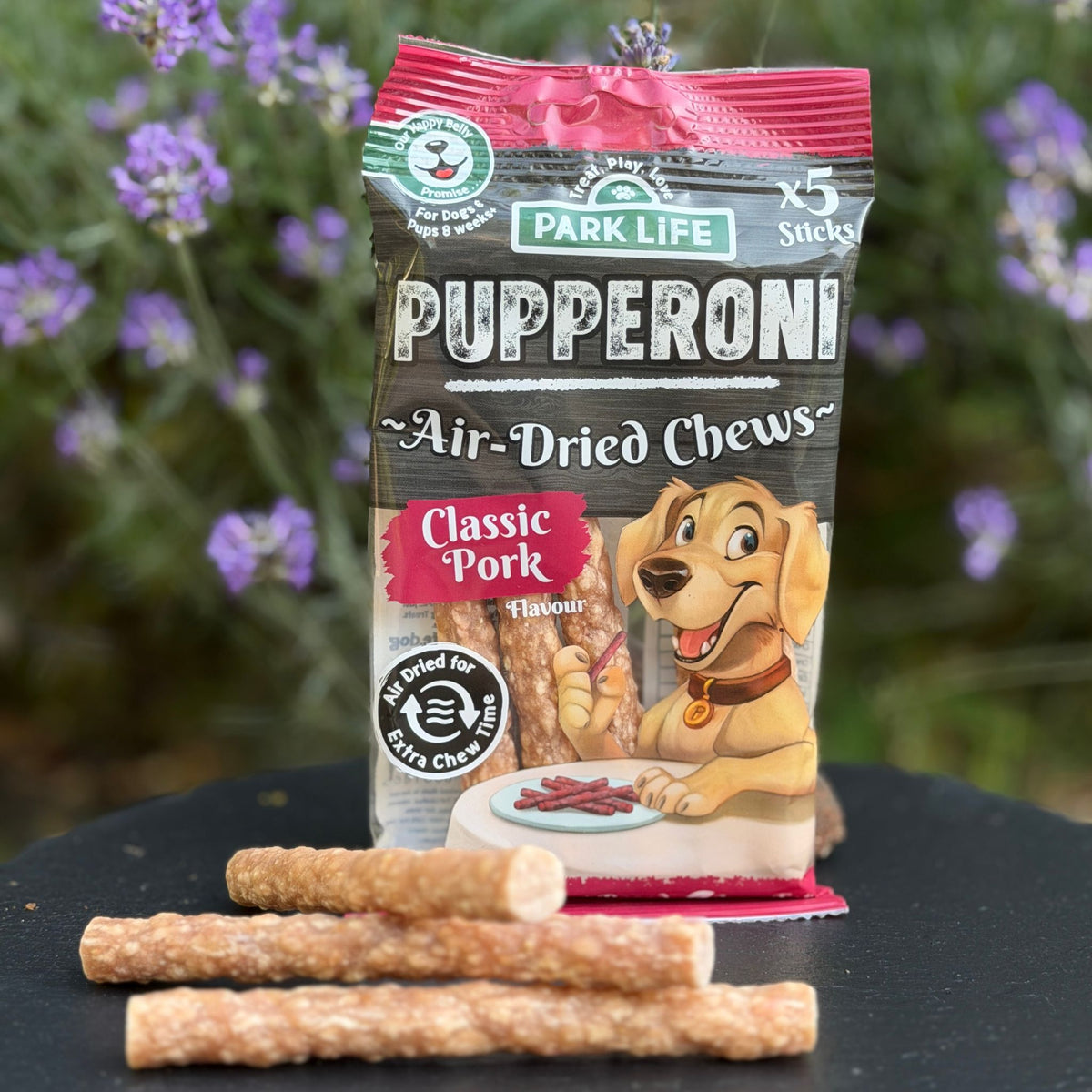 Park Life Dog Pupperoni  - vegane Hundeleckerli bei Fairtails