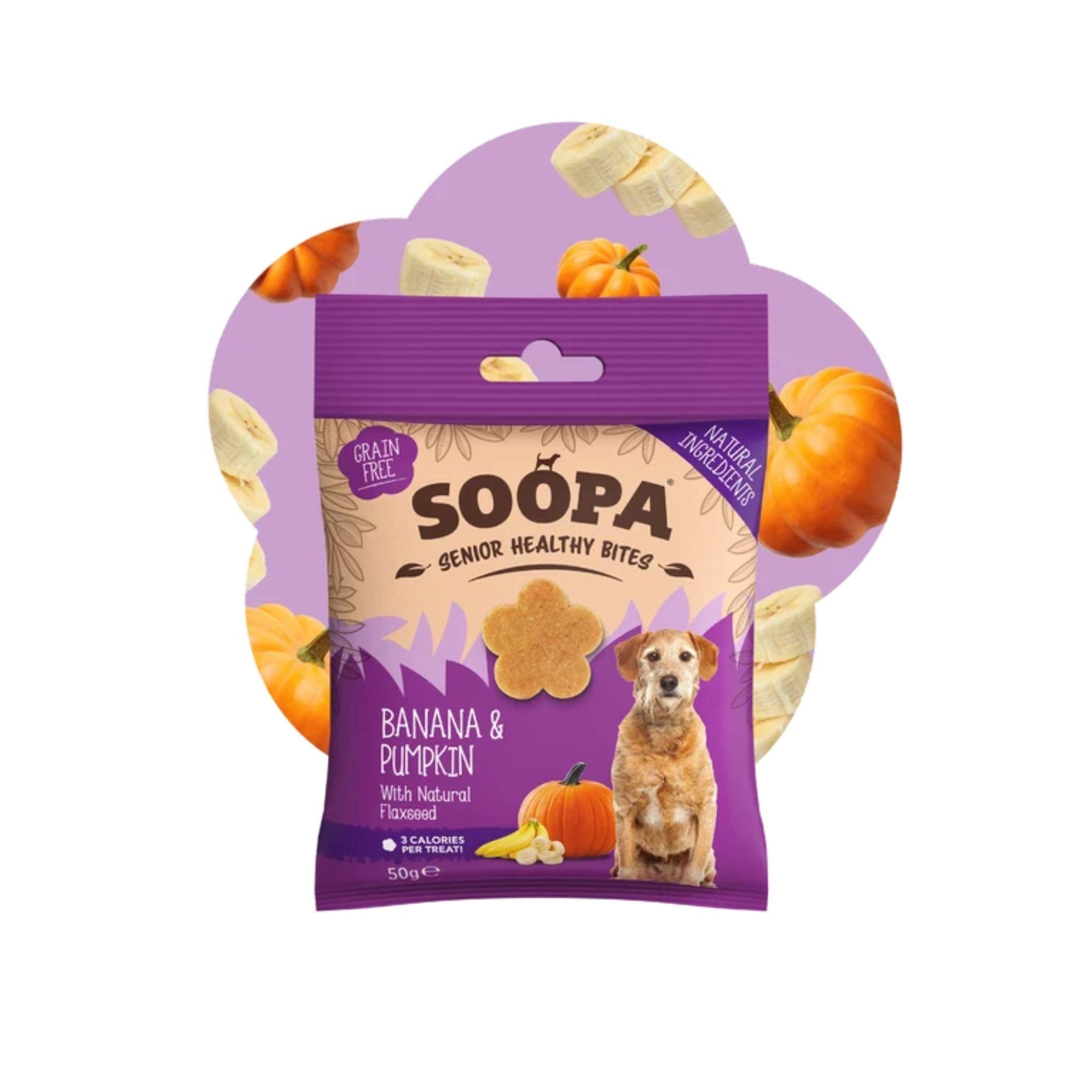 Soopa Healthy Bites Senior - vegane Hundeleckerli bei Fairtails