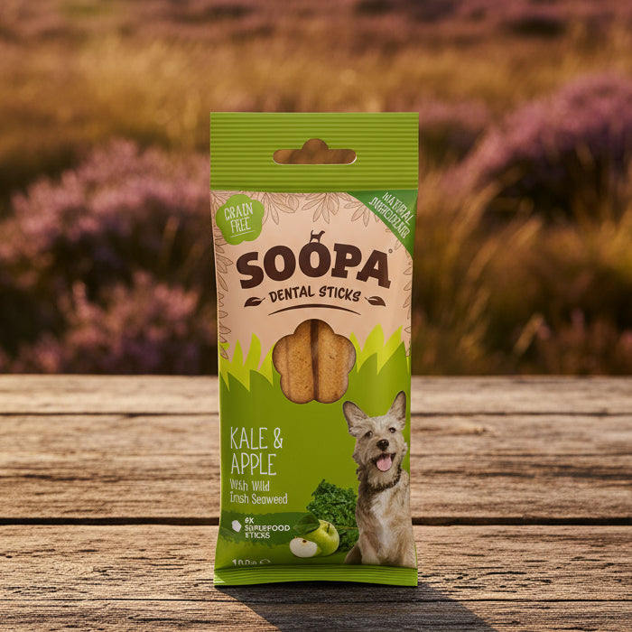 Soopa Dental Sticks Apfel und Grünkohl bei Fairtails
