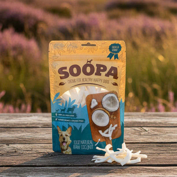soopa pets healthy chews - Kokosstreifen für Hunde bei Fairtails