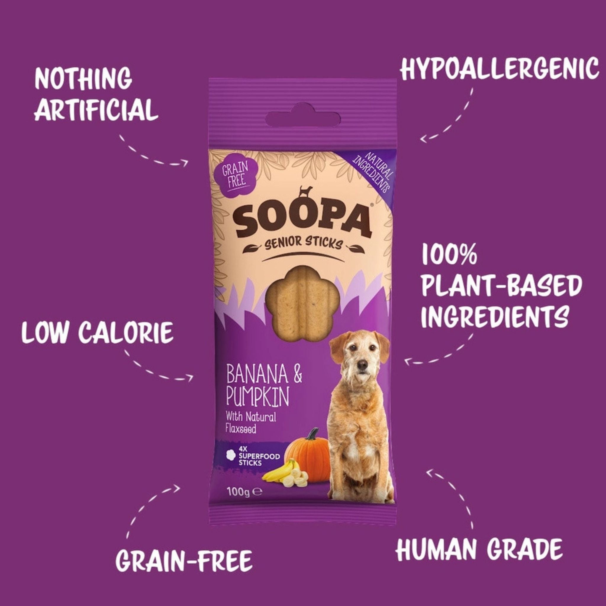 Soopa Pets Dental Sticks Senior bei Fairtails
