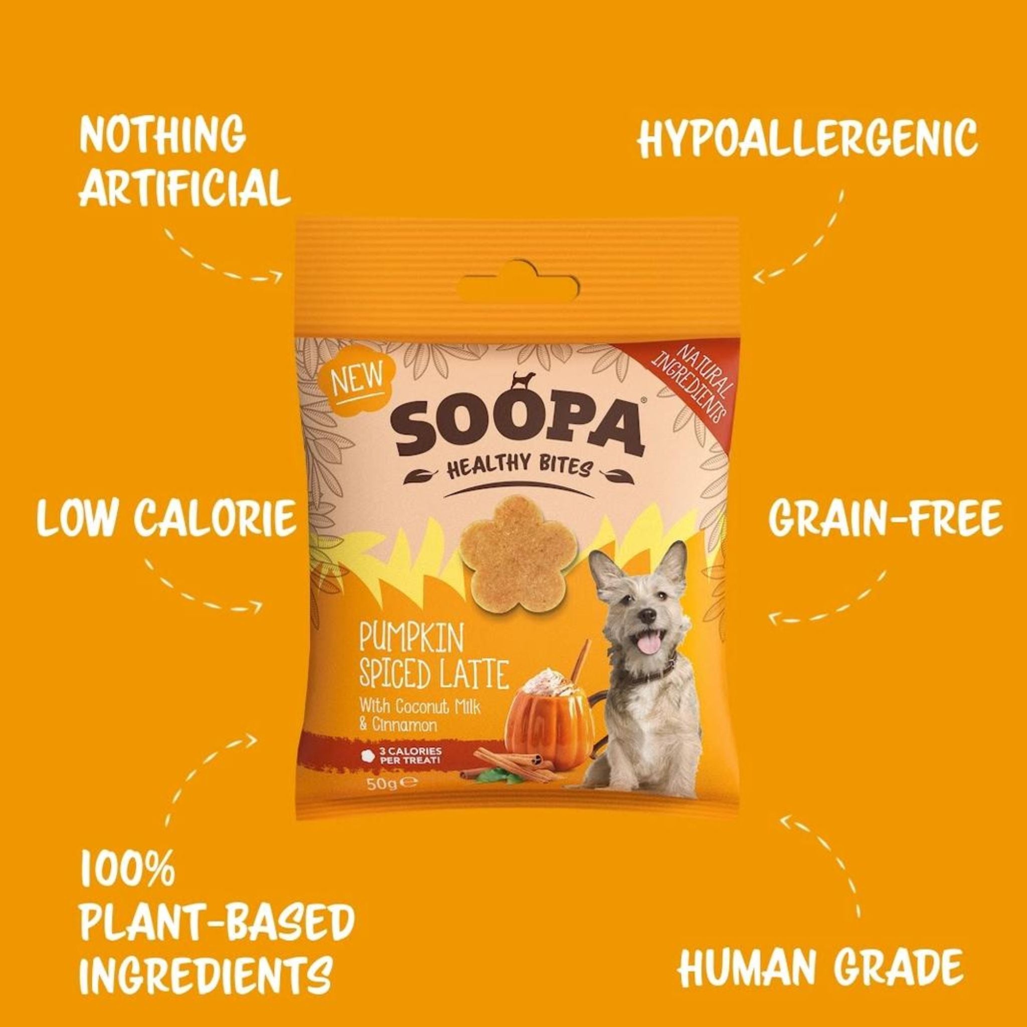 Soopa Pumpkin Spiced Latte Healthy Bites - limited Edition (50g)