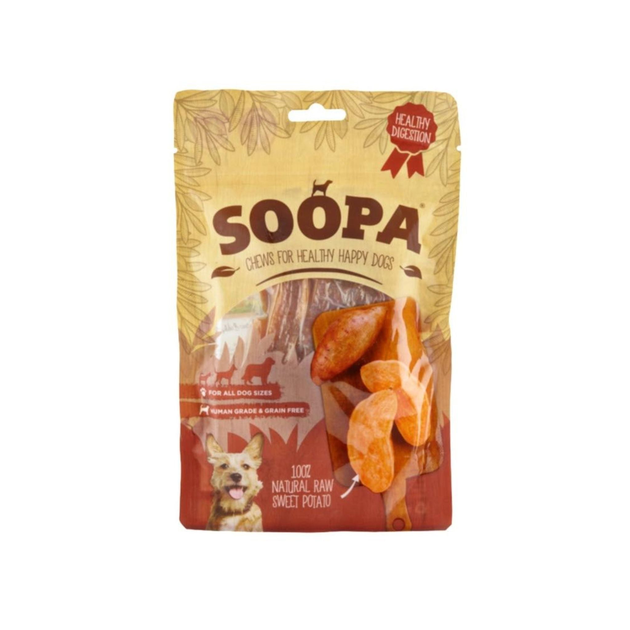 Soopa Süßkartoffel Streifen - vegane Hundeleckerli bei Fairtails