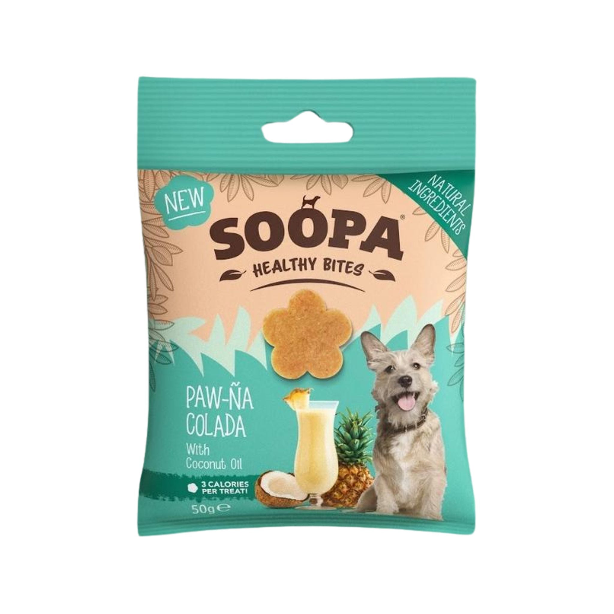 Soopa vegane Hundeleckerli mit Erdbeere Fairtails Paw-Na Colada