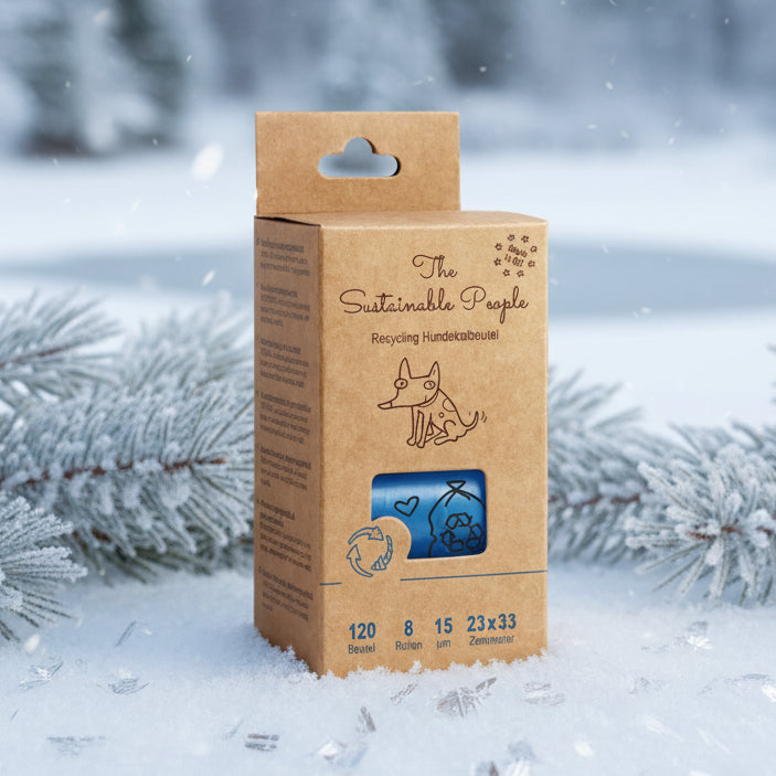 The sustainable people - 100% Recycling Hundekotbeutel auf Rolle