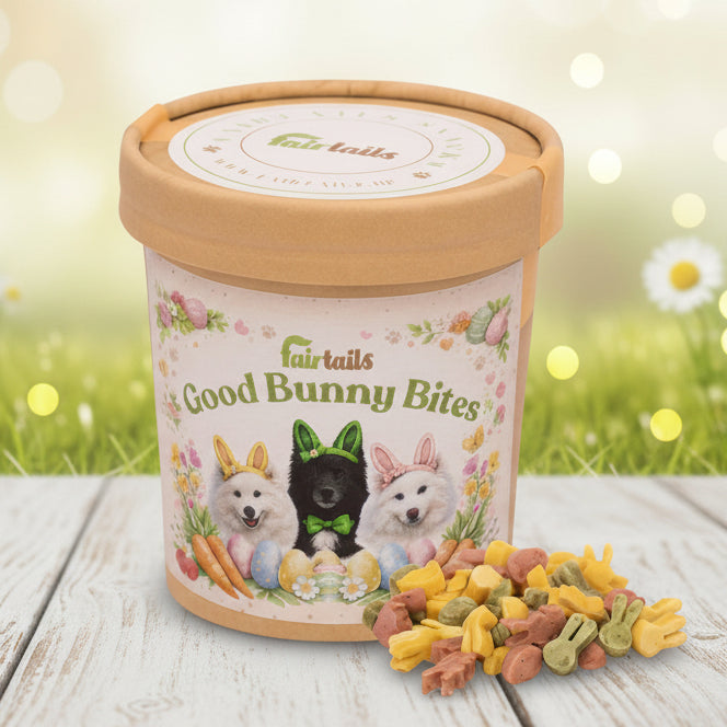 Hundeleckerli Ostern - vegane Hundeleckerli bei Fairtails