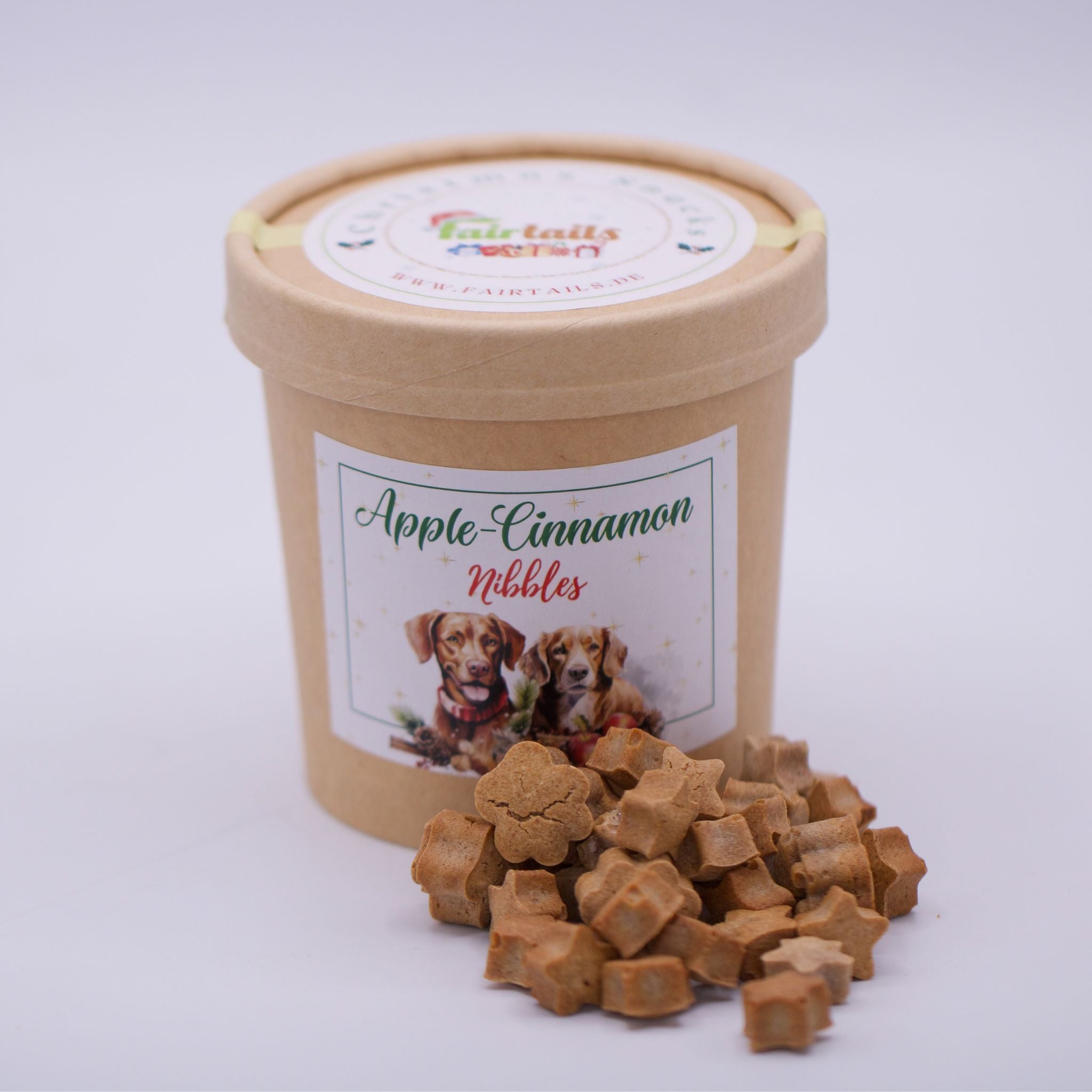 Apple Cinnamon Nibbles - Vegane Hundeleckerli mit Apfel und Zimt (limitiert, noch 1 auf Lager)