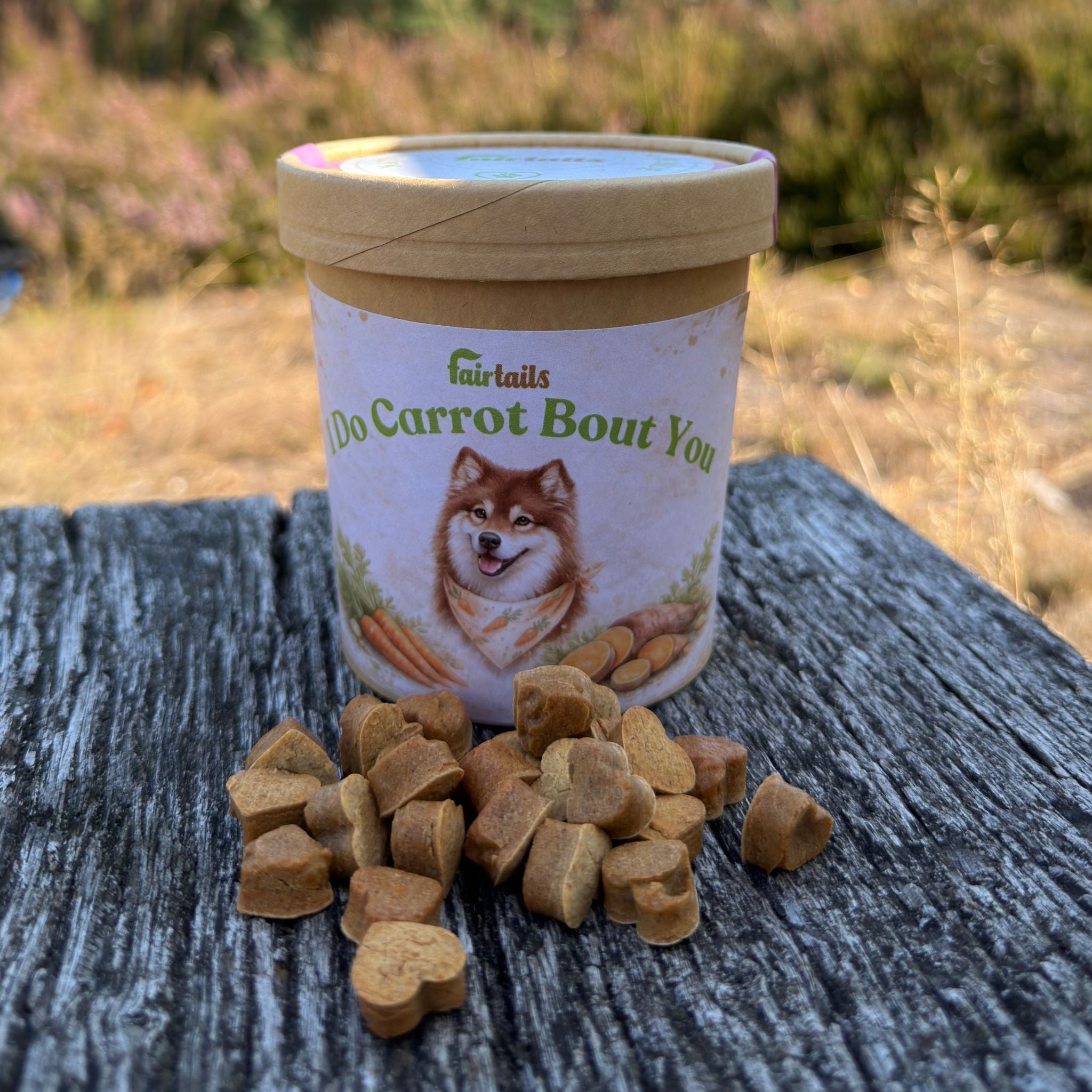 Vegane Hundeleckerli - vegane Hundekekse Süßkartoffel Karotte bei Fairtails