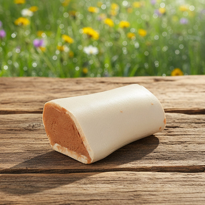 Veganer Kauknochen Fairtails - mit Bacon Geschmack