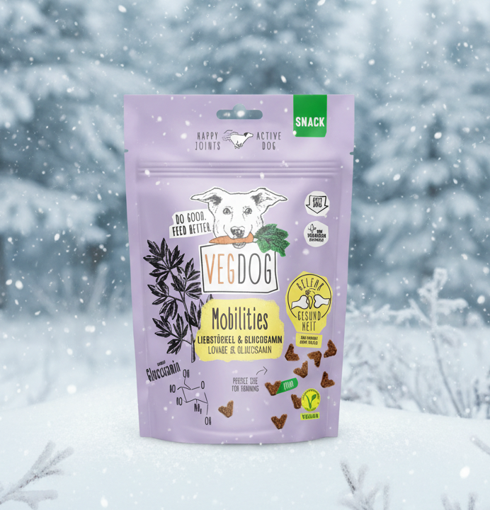 Vegdog Mobilities Minis - vegane Kausnacks für Hunde (115g)