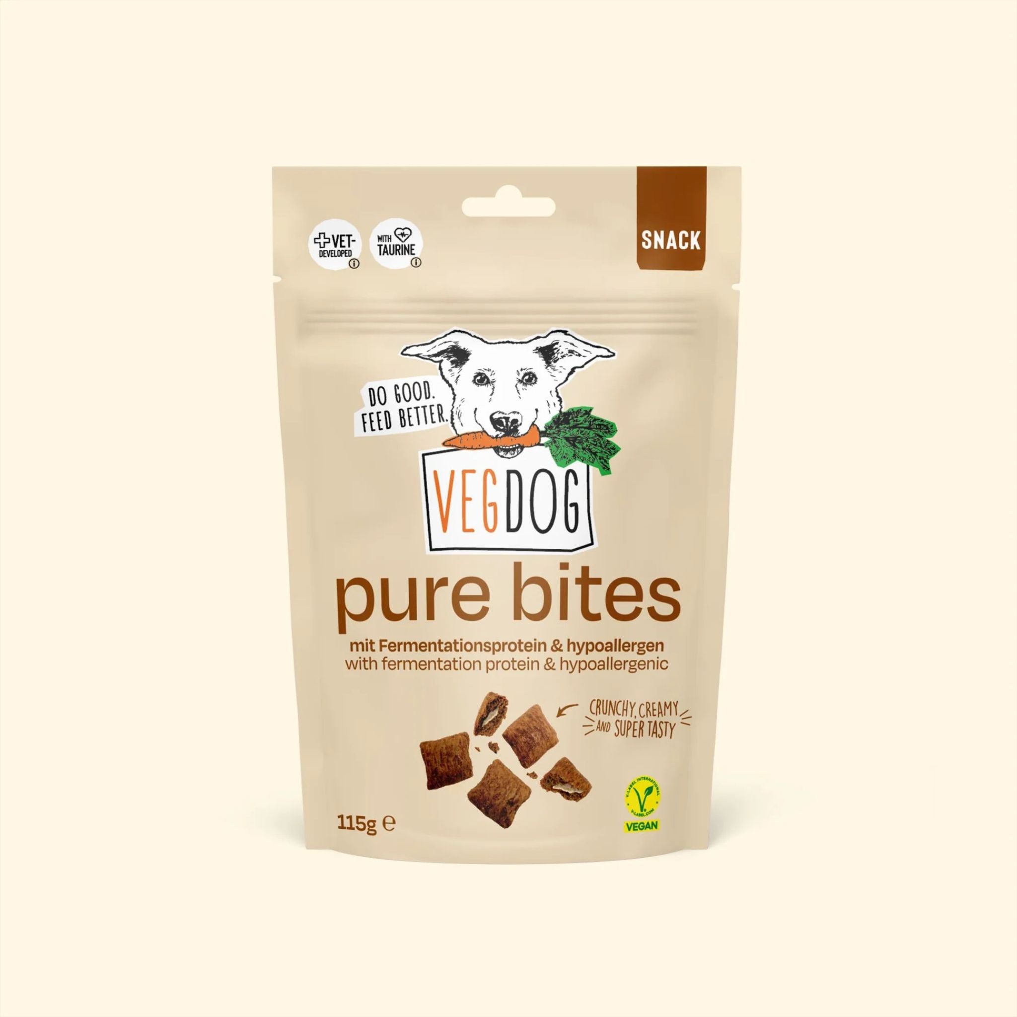 Vegdog Pure Bites vegane Hundeleckerli bei Fartails