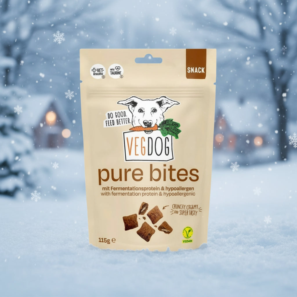 Vegdog Pure Bites vegane Hundeleckerli bei Fartails