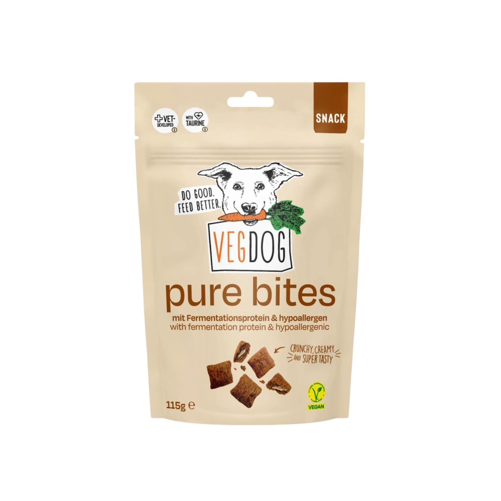 Vegdog Pure Bites vegane Hundeleckerli bei Fartails