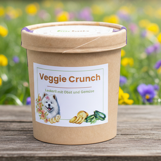 Fairtails Veggie Crunch - vegane Hundeleckerlies mit Obst und Gemüse (150g)