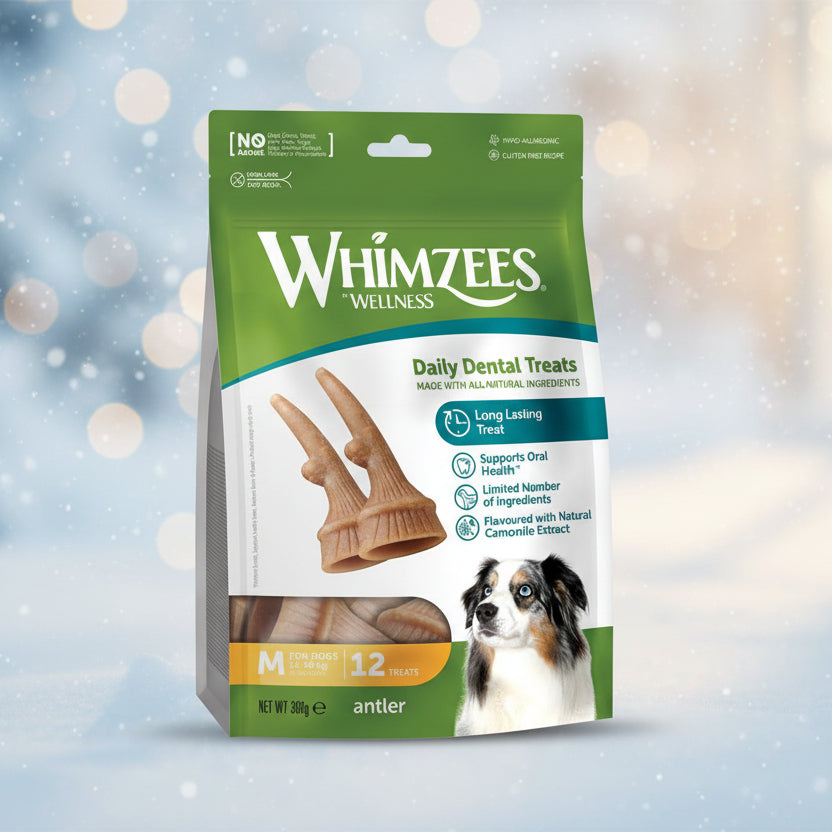 Whimzees Antler - vegane Kauartikel für Hunde bei Fairtails