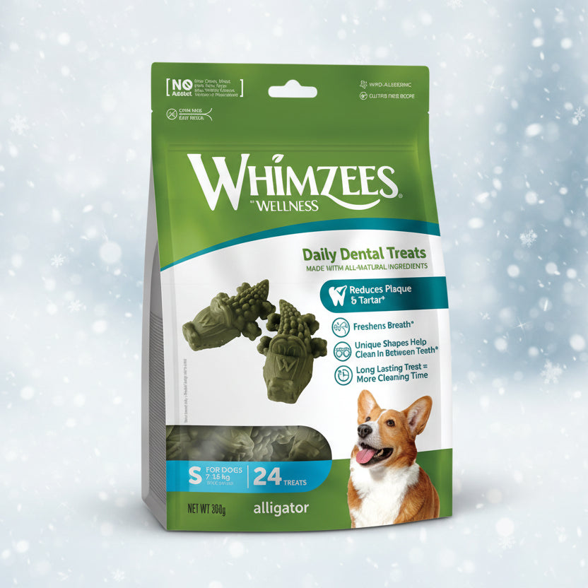 Whimzees Krokodil Small - vegane Kausnacks bei Fairtails