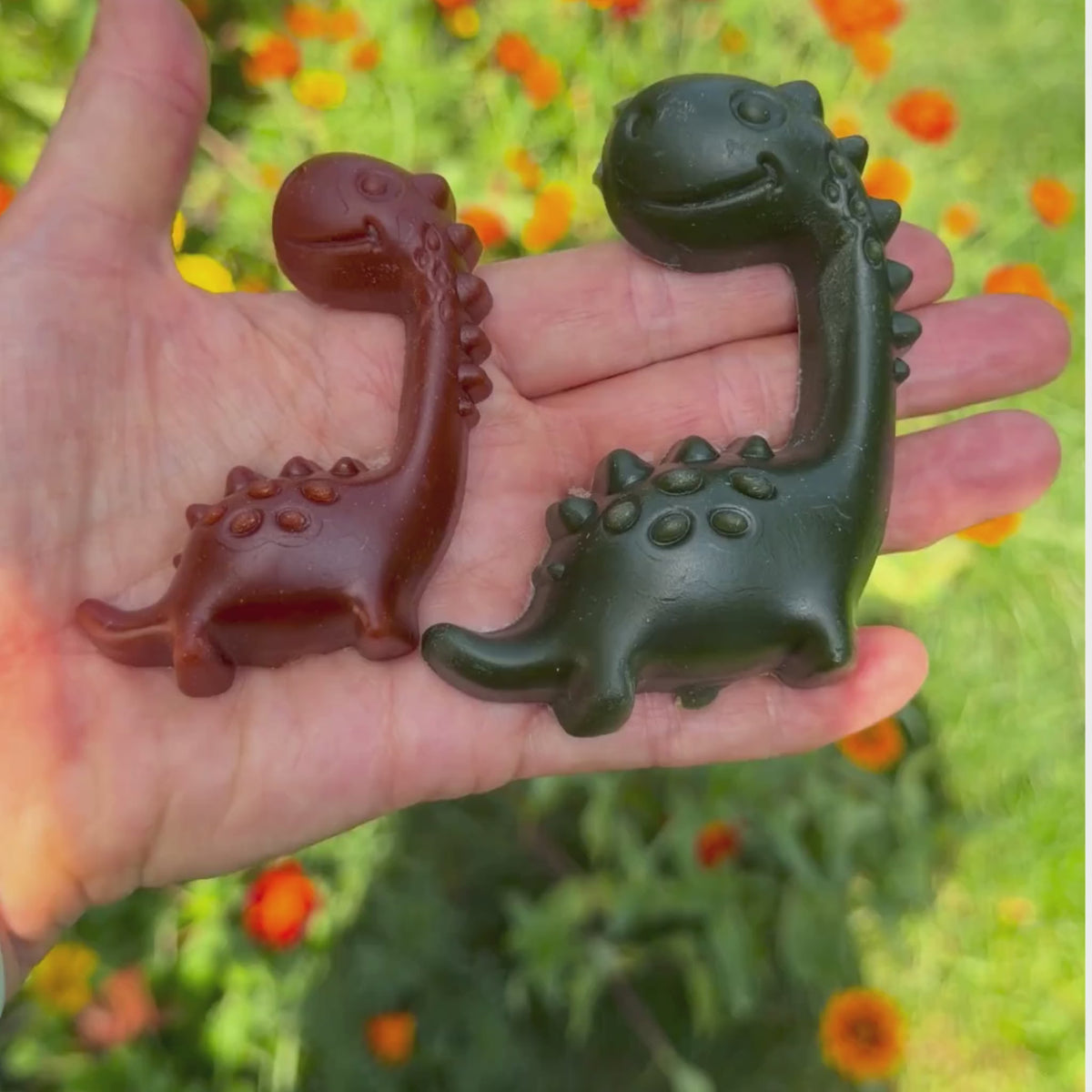 Flamingo Dinos - vegane Kausnacks bei Fairtails