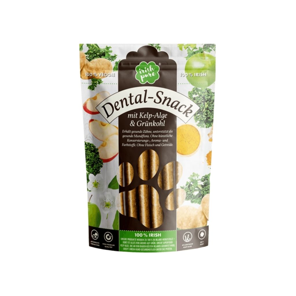 IRISH PURE  Veggie Dental-Snack mit Kelp-Alge & Grünkohl