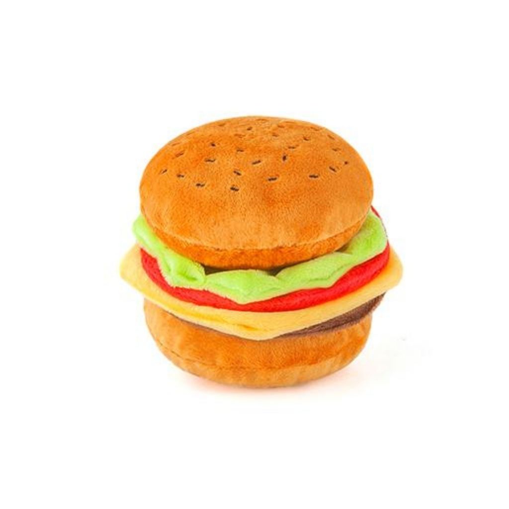 Nachhaltiges Hundespielzeug P.L.A.Y. Barky Burger Hamburger - FairTails