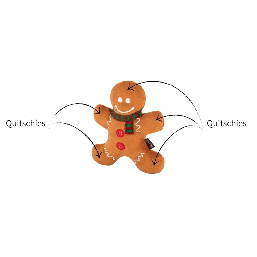 P.L.A.Y. Weihnachtsspielzeug für Hunde bei Fairtails - Lebkuchenmann Gingerbread Man