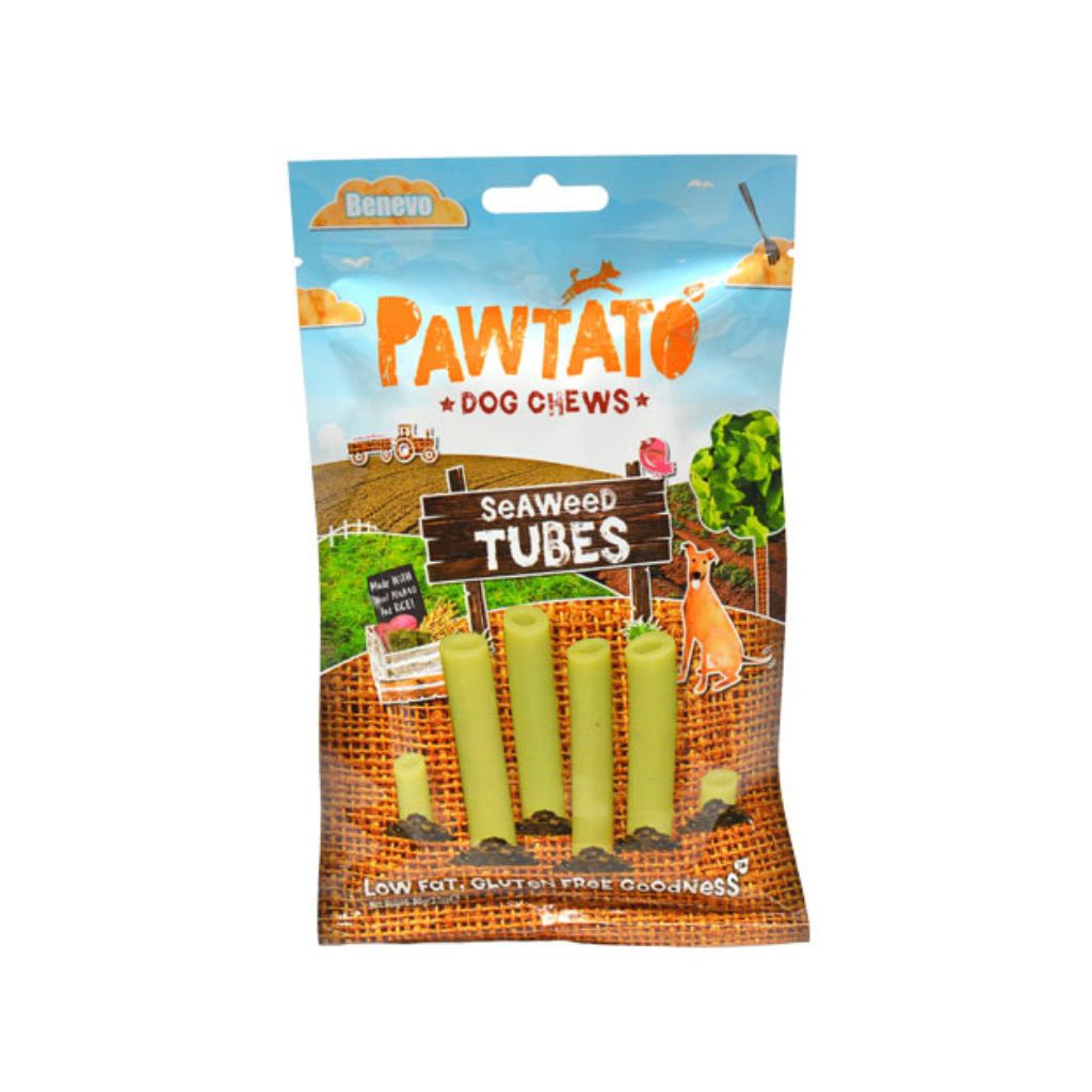 PAWTATO  Seaweed Tubes - vegane Kausticks mit Alge