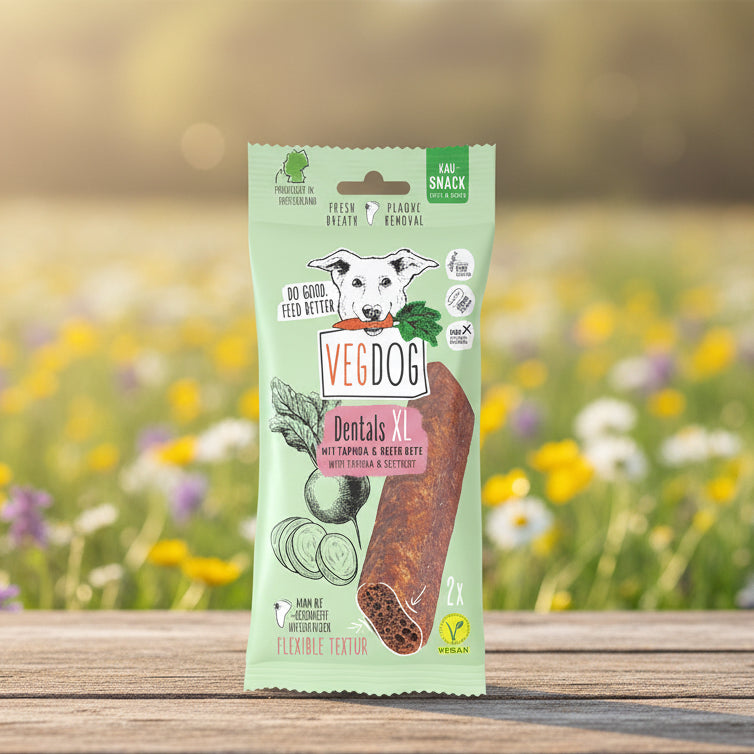 VEGDOG Dentals - vegane Kausnacks, vegane Hundesnacks, vegane Hundeleckerli bei Fairtails