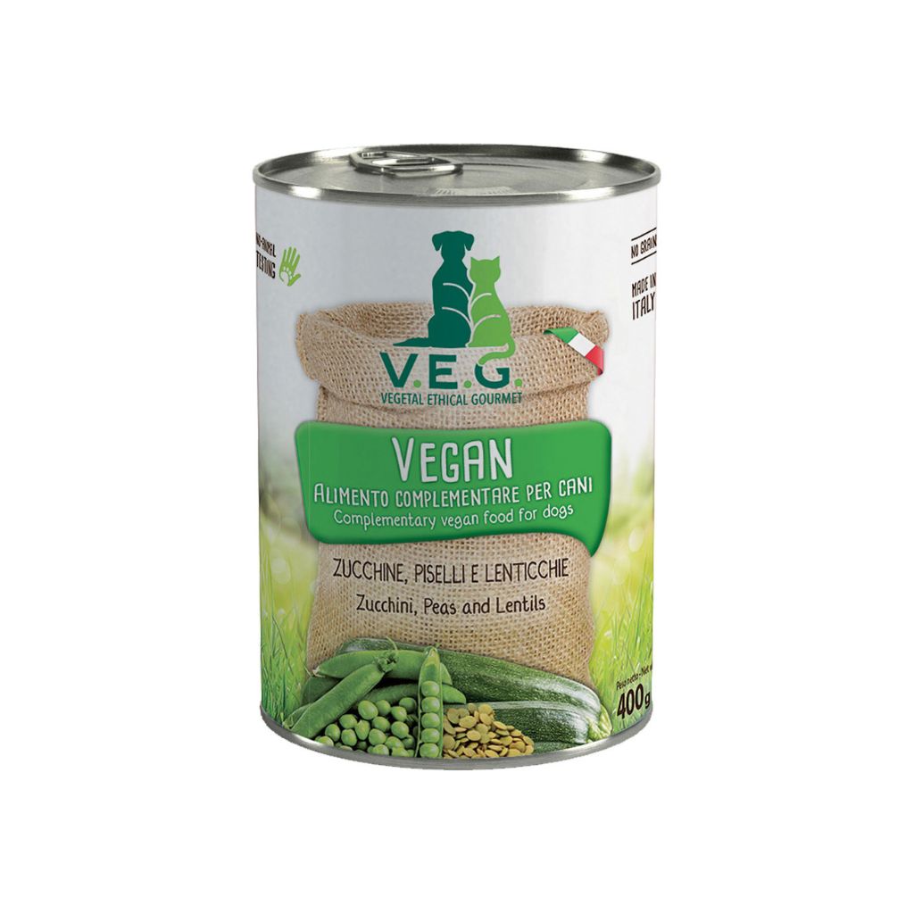 V.E.G. Green - Veganes Nassfutter mit Zucchini, Erbsen und Linsen